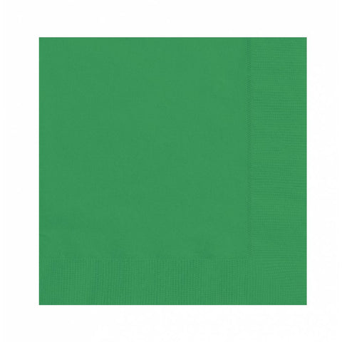 Emerald Green Lunch Napkins (Pack of 50)