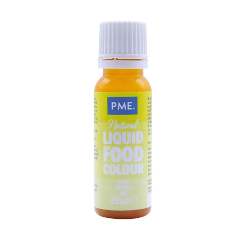 PME 100% Natural Food Colour Liquid (25ml) Yellow