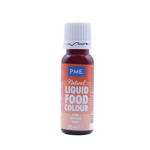 PME 100% Natural Food Colour Liquid (25ml) Orange