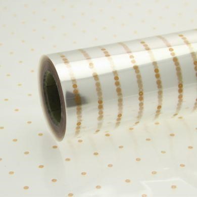 100M X 80Cm Gold Dots Film Roll