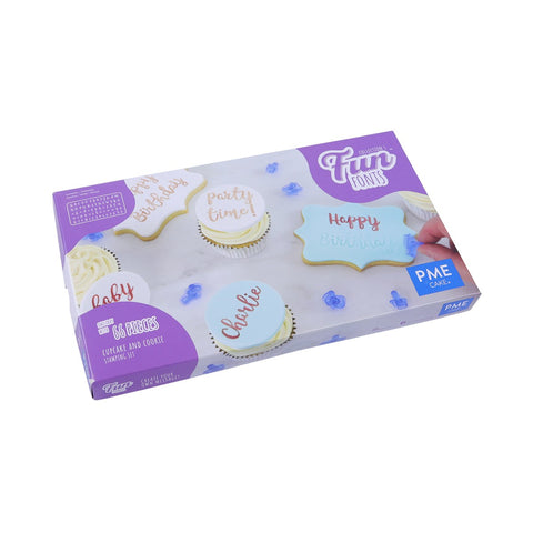 PME Fun Fonts - Cupcakes and Cookies Complete Set