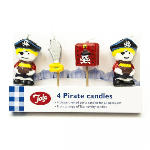 Tala Pirate Candle Set - Pack of 4 []