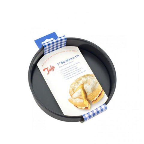 Non-Stick 7" Loose Based Sandwich Pan, Round, 18Cm Dia