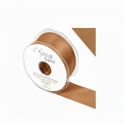 35mm Double Faced Satin Ribbon Roll - Dusky Pink