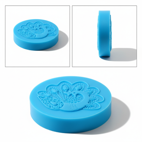 Debosser Stamp - Diwali Peacock