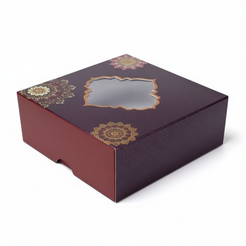 4x4x2" Sweet Box, 125g, 10 Pack - Purple