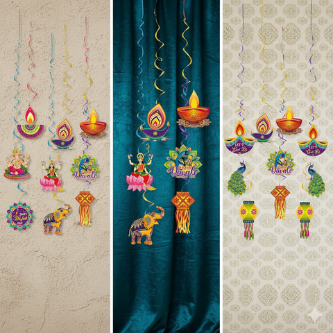Diwali Hanging Swirl Decoration
