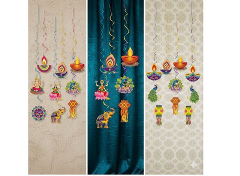 Diwali Hanging Swirl Decoration