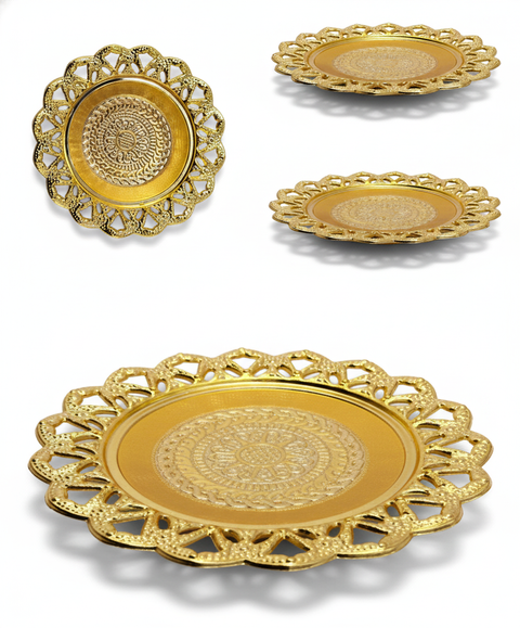 Gold Metal Tealight Holder