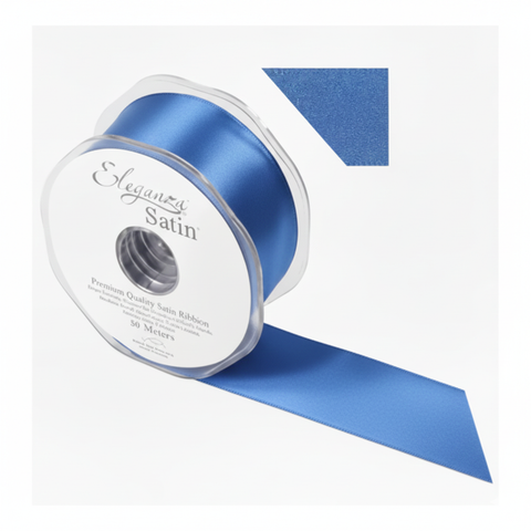 35mm Double Faced Satin Ribbon Roll - Royal