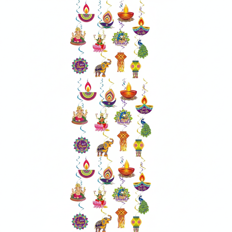 Diwali Hanging Swirl Decoration