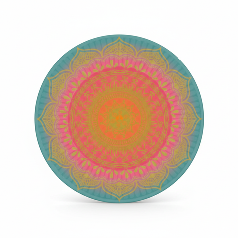 Diwali Mixed Paper Plates, 8 Pack