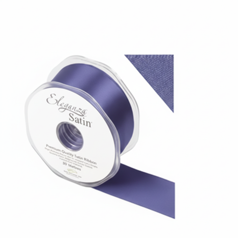 35mm Double Faced Satin Ribbon Roll - Lupin