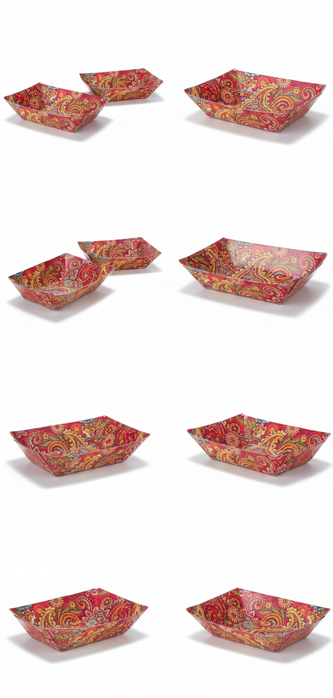 Small Bollywood Food Tray - 171x100x38mm, 25 Pack