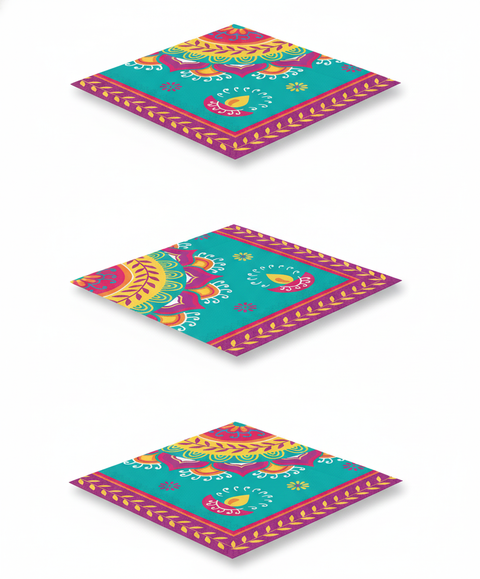Diwali Lunch Napkins (Pack of 16)