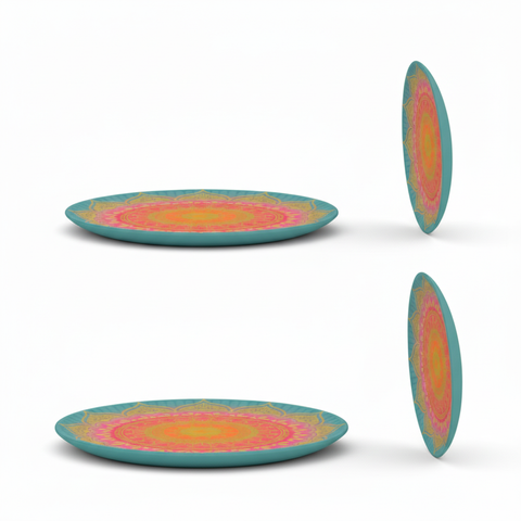 Diwali Mixed Paper Plates, 8 Pack