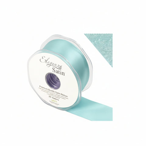 35mm Double Faced Satin Ribbon Roll - Saxe