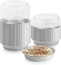 9" Foil Pans with Clear Dome Lids (Pack of 40)