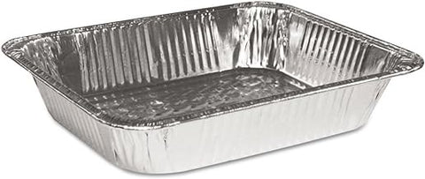 Extra Large Disposable Aluminium Foil Baking/Roasting Pan/Tray (Gastronorm) Full Size Deep, 527 x 324 x 81 - Box of 50 (Foil Lid available, sold separately)