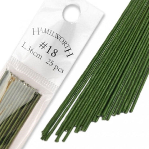 GREEN WIRE  18 GAUGE X 25PCS