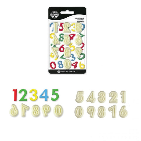 JEM NOVELTY CUTTERS - NUMERALS SET OF 10