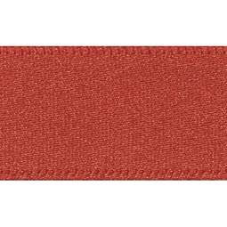 3mm Double Faced Poly Satin Ribbon per Metre - Rust