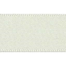 15mm Double Faced Poly Satin Ribbon per Metre - Pearl