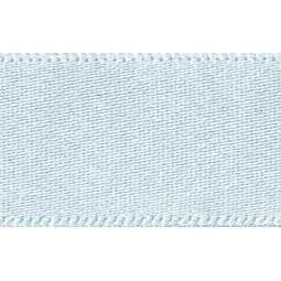 15mm Double Faced Poly Satin Ribbon per Metre - Sky Gingham