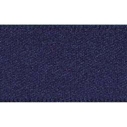 15mm Double Faced Poly Satin Ribbon per Metre - Navy Polka Dot