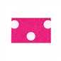 15mm Double Faced Poly Satin Ribbon per Metre - Shocking Pink Polka Dot