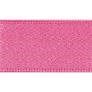 15mm x 20m Double Faced Poly Satin Ribbon per Metre - Hot Pink