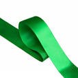 25mm x 20m Double Faced Poly Satin Ribbon per Metre - Emerald Green