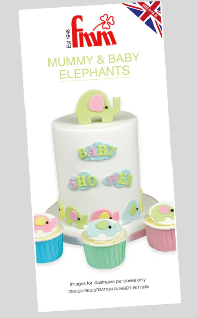 Mummy and Baby Elephant Set