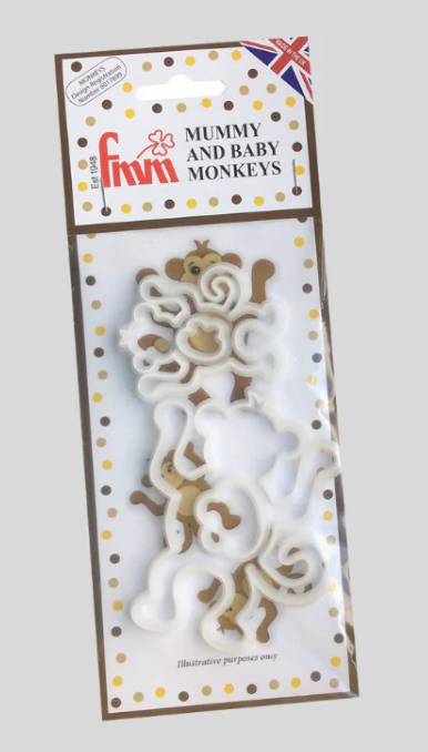 Mummy and Baby Monkey Set