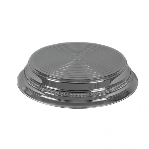 Plastic Base Stand 14" Round Silver