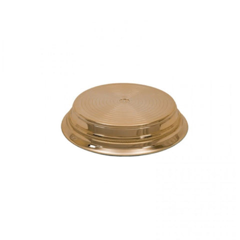 Plastic Base Stand 14" Round Gold