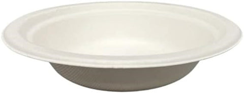 Bagasse 12oz/340ml Round Bowl (pack of 50)