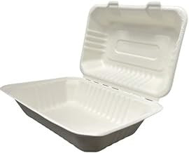 Bagasse Clamshell - (9'x6'/225x150mm)  (pack of 50)