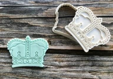 Queens Crown - stamp and cutter