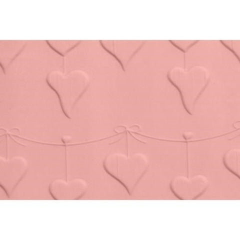 Embossed Rolling Pin - Heart Bunting