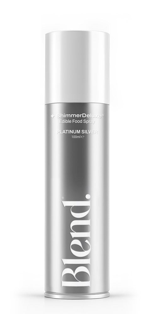 ShimmerDeluxe® Edible Metallic Spray - Platinum Silver (100ml)