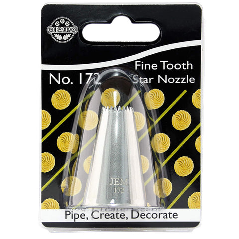 PME JEM Fine Tooth Open Star Nozzle 172