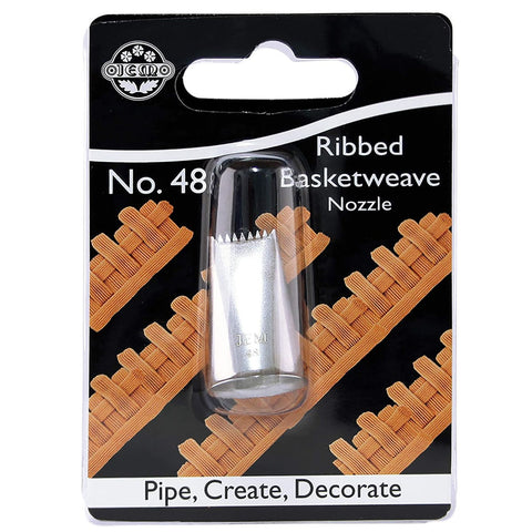 PME JEM Ribbed Only Basketweave Nozzle 48