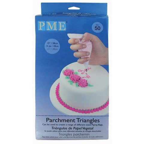 PME Parchment Triangles - Pack of 5