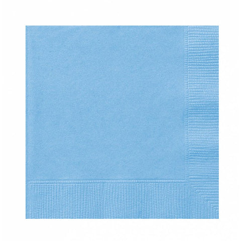 Powder Blue Lunch Napkins (Pack of 50)