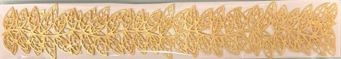 NON-EDIBLE Gold Leaf Patterned Lace (Pack of 2)