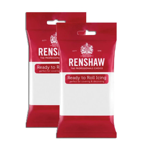 Renshaw White Ready to Roll Fondant Icing Sugarpaste 500g