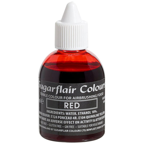 Sugarflair Airbrush Colour - Red 60ml