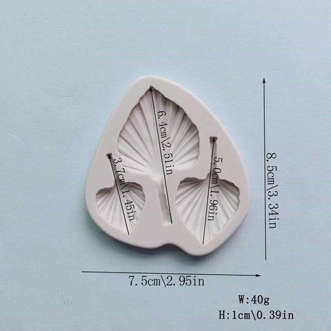 Mini Spear Leaf Silicone Mold (3 Molds)