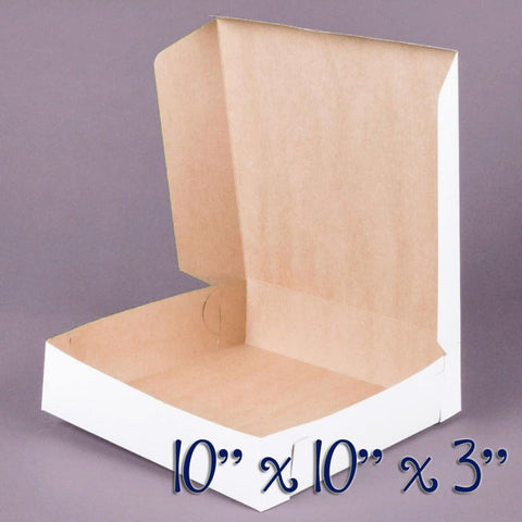 1 x Flat Folding Box 10 x 10 x 3 Inch